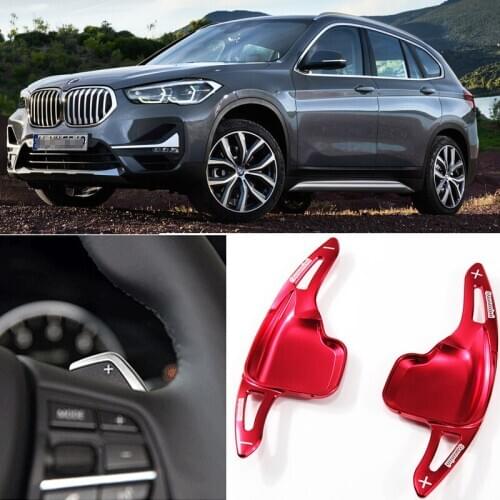 2cps Car Steering Wheel DSG Shift Paddle Shifter Extension For BMW X1 2014-18 Car-styling