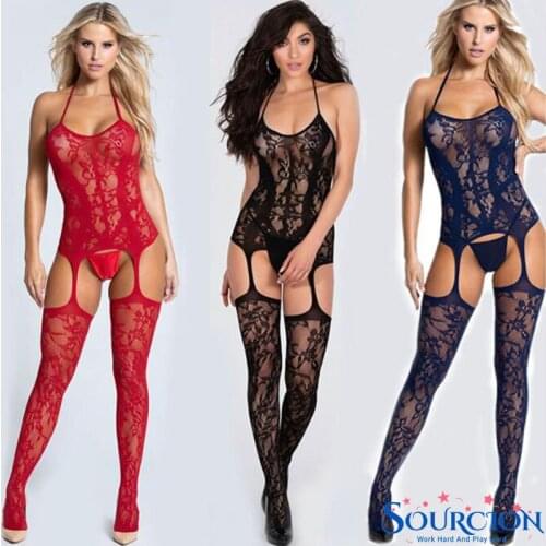 SWT Sexy Open Crotch Fetish Bodystocking Babydoll Body Suit Underwear Women Erotic Lingerie Porno Costumes Mujer Crotchless
