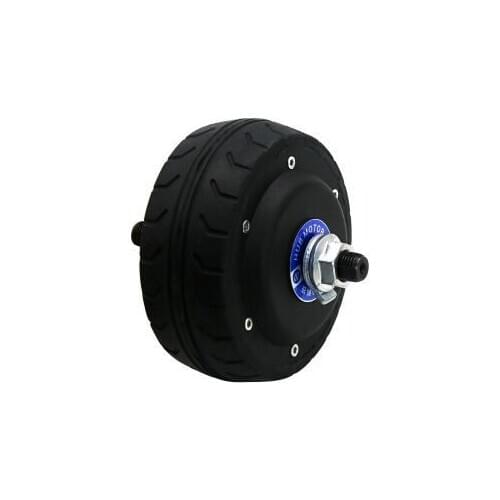 4 inch DC24V280rpm 3N.M hub servo motor,1024 photoelectric encoder, robot AGV logistics small wheel,output shaft,driver optional