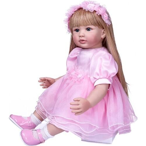 60cm Silicone Baby Doll That Look Real Soft Body Real Touch Simulation Doll Bebe Reborn Christmas And Xmas Gift Children Toys