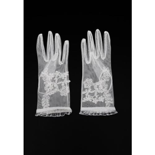 Patterned Wedding Mitts Wedding, Bridal, Special Design Wedding Dress, Cubic Zirconia, Lace. Laced Elegant Fingers