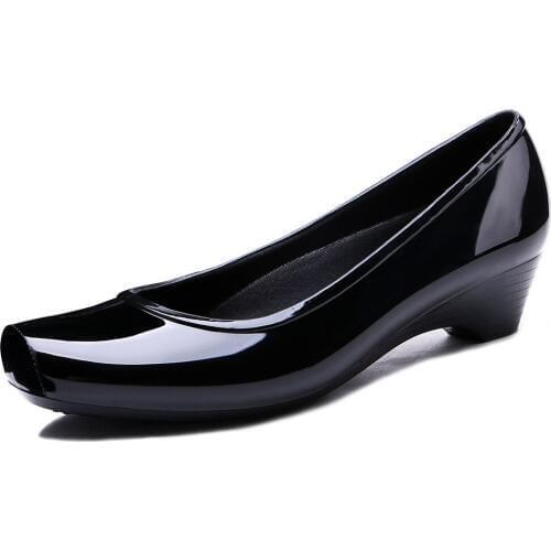 Tongpu Women Garden Rain Boots Plain Waterproof Shoes 153-294