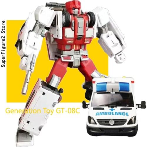 Transformation GT-08C GT08C G1 Guardian First Aid AmBulance Mode Defensor Action Figure Robot Toys