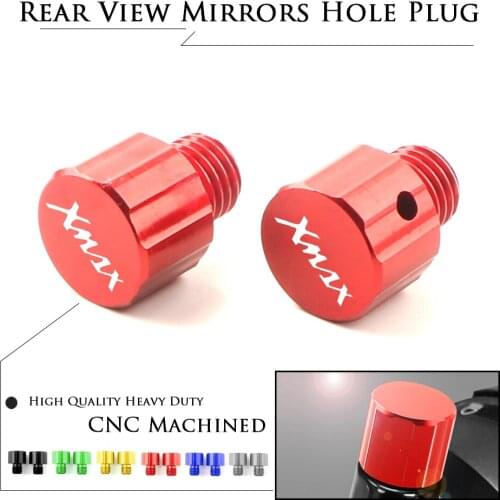 Motorcycle CNC M10*1.25 Mirror Hole Plug Screw Bolts Covers Caps Clockwise For for YAMAHA XMAX300 250 X-max 400