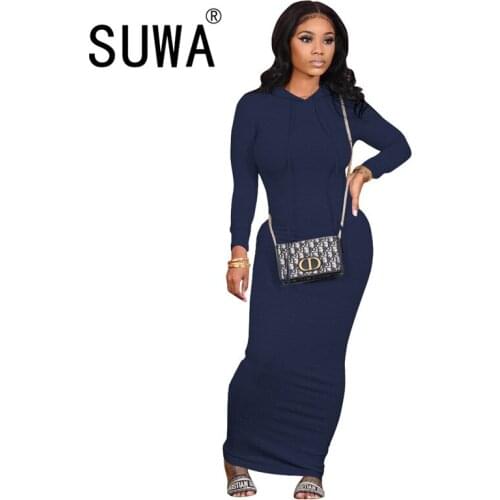 2020 Autumn Winter Thicken Straight Sweatshirt Dress Casual Long Sleeve O Neck Pullover Vestidos Womens Dress Streetwear