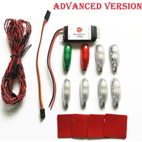 ZMR original simulation navigation light 2-3S Voltage 3V LED Six modes for RC fixed-wing Aircraft Ducted Like real machine