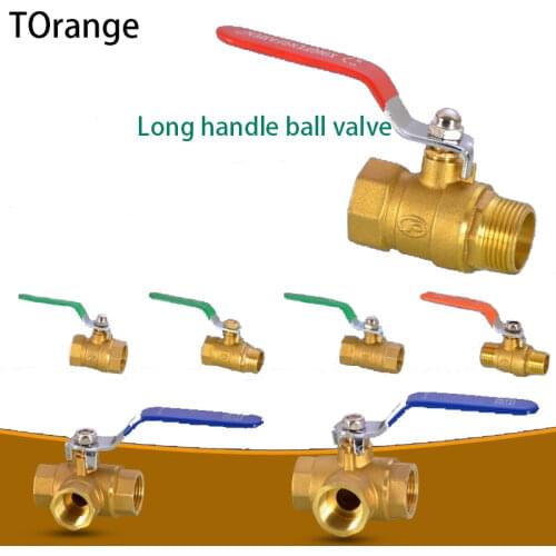 1/2 IN 3/4 IN copper ball valve tap water heater floor heating natural gas gas tee pipe inside and outside wire valve switch