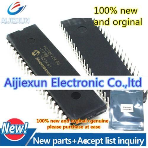 2Pcs 100% new and orginal PIC18F46K80-I/P DIP40 64/80-Pin, 1-Mbit, Enhanced Flash Microcontrollers with 10-Bit A/D in stock