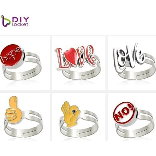 1PC Cartoon Children Adjustable Rings with Multiple Styles of Rings and Boxes LSSR84-LSSR439-1