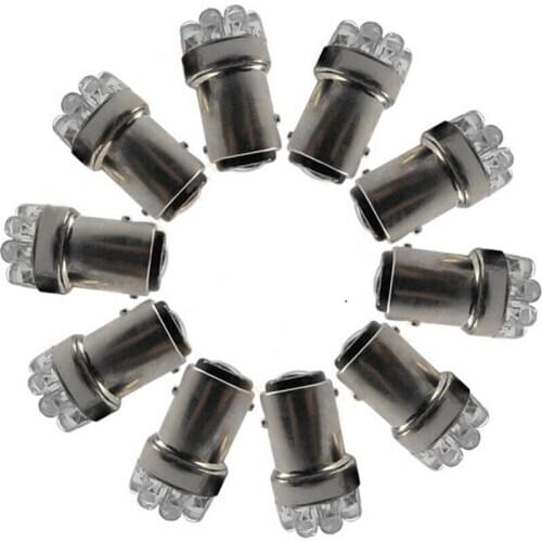 1pcs Practical Replacement Car Stop Tail Bulb Lamps G18 1157 9 LED White Car LED Lights Car