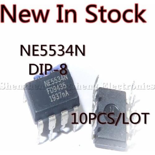 10PCS/LOT NE5534N NE5534AN DIP-8 Audio single operational amplifier