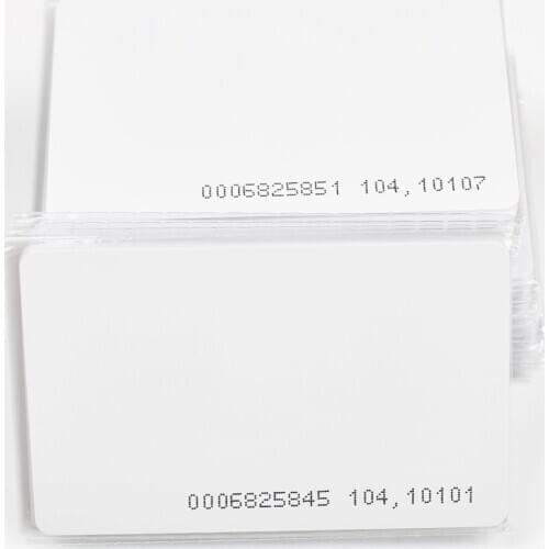100pcs RFID Cards 125KHz EM4100 TK4100 Smart Card Proximity RFID Tag for Access Control