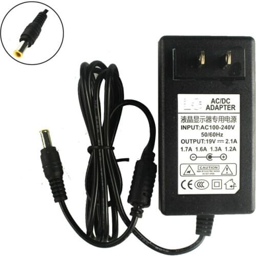 19V 2.1A 4.4*6.5mm AC Adapter For LG Monitor LED LCD Replacement Power Supply Charger