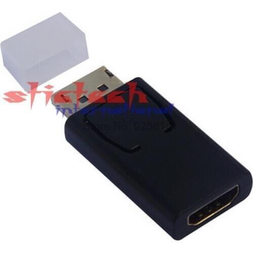 By dhl or ems 200 pieces Details about New DP Displayport Male to HDMI Female Cable Converter Adapter for HDTV PC Black