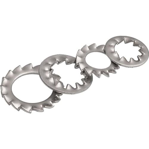 304 Stainless Steel M3 M4 M5 M6 M8 M10 M12 M14 M16 M20 M22 M24 M30 External Internal Toothed Serrated Lock Washer Gasket