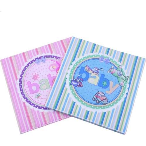 33*33cm 20pcs/lot Baby Shower Color Printed Paper Napkins for Babys Birthday Party Decoration Paper Birthday Party Decoration