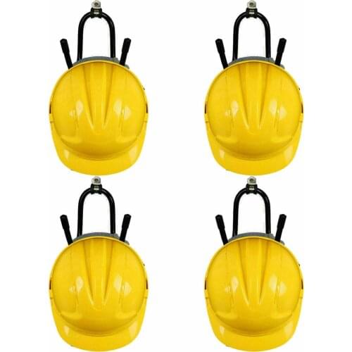 4x Flexible Hard Hat Rack Hard Hat Holder Hard Hat Storage Hard Hat Hanger Hook