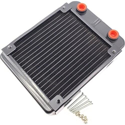 PC Water Cooling Aluminum Radiator 18 Pipe 120mm for Computer LED Beauty Apparatus CPU Water Cool System