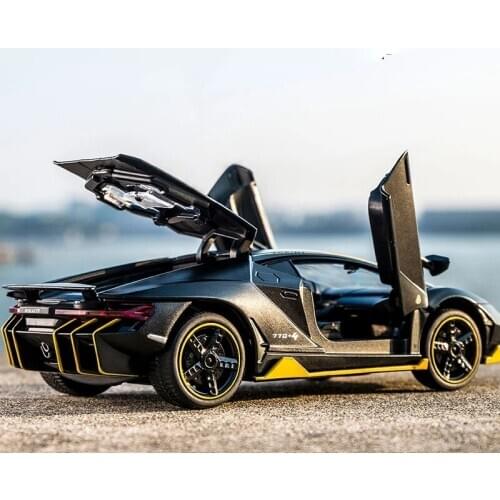 1:32 Car Alloy Sports Car Model Diecast Sound Super Racing Lifting Tail Kids Toy Car For Children Boy Gift
