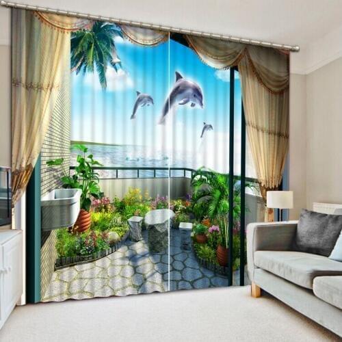 Balcony curtain beach curtains