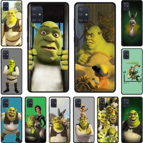 Phone Case For Samsung Galaxy A51 A71 A50 A21s A31 A10 A41 A20e A70 A30 A11 A40 A12 Silicon Cover Shrek Coon cute Cartoon Moive