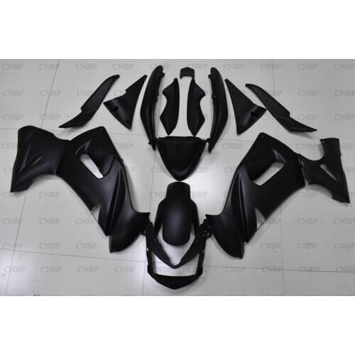 For Kawasaki ER-6F 2006 - 2008 Fairing Kits NINJA 650R 08 07 Fairings NINJA 650R 2008 Matter Black Bodywork