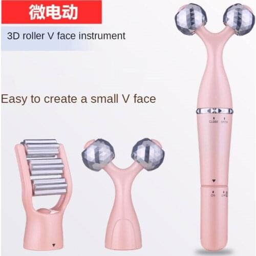 Electric face-lifting artifact Roller v facial massager device Lifting and firming facial beauty stick Face-lifting device