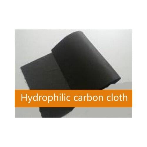 Hydrophilic carbon cloth, special for flexible electrode fuel cell. Specification 16 cm x 32 cm