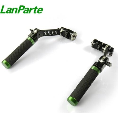 Lanparte Universal Rosette Hand Grip V3 with Double Rob Clamp for 15mm System for DSLR Camera Accessories
