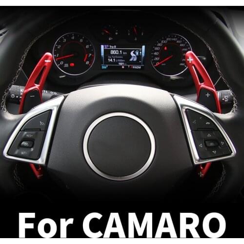 Aluminum alloy Car steering wheel shift paddle modification For Chevrolet Camaro 2016-2019 car accessories 2012-2015