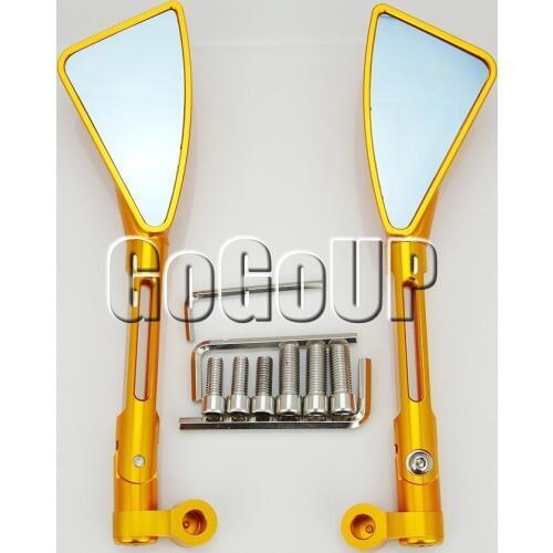 Motorcycles CNC Rearview Mirrors for Honda CBF600 2004-2013 Gold Free Shipping