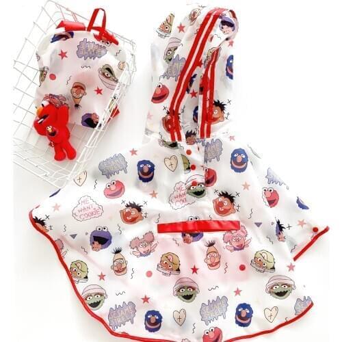 Tonytaobaby New Cartoon Raincoat for Boys and Girls with Schoolbag