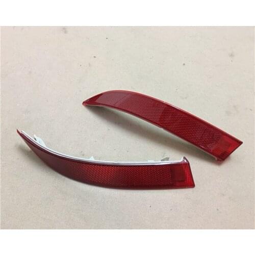 Osmrk Rear Bumper Reflector Brake Light Red Lens LED Bulb Car Warning Stop Fog Lamp for BMW X5 E70 2011-2013,2 pcs