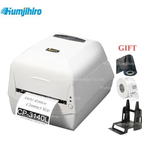 Satin Ribbon Printer Washing Label Printing Machine Thermal Transfer Label Printer With Paper Holder Ribbon Silk Clothes Labels