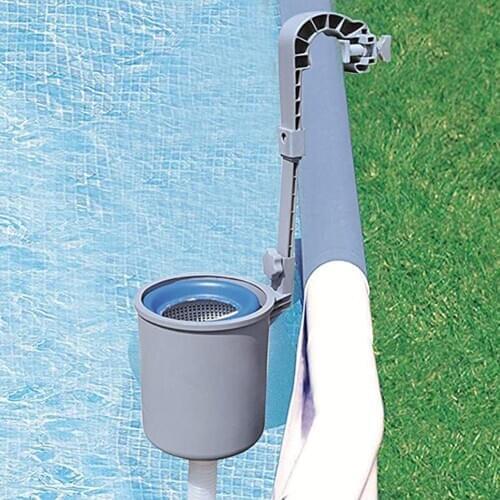 Pool Surface Skimmer Wall Mount Swimming Pool Filter Automatic Skimm Clean Leaves Absorb Debris Pool Clenaing Tool