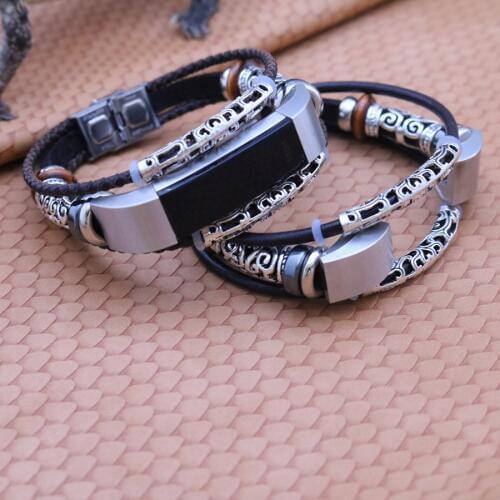 Replacement Wristband Leather Watchband For Fitbit Alta/Alta HR Wrist Bracelet Strap Correas de reloj Drop Shipping