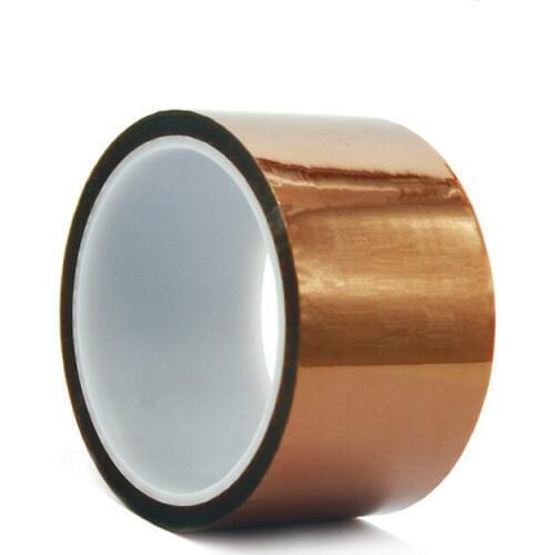 Battery Packing Thermal Transfer Print Brown Polyimide Insulation Adhesive Tape High Temperature Resistance Tape 50mm Width