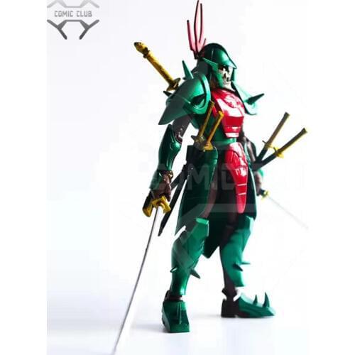 COMIC CLUB INSTOCK lutoys model Ronin Warriors YoroiDen Samurai Troopers darkness demon general poison Metal Cloth Armor Plus