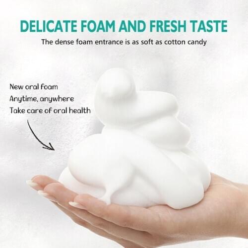 Teeth Whitening Foam Toothpaste Stain Removal Freshen Breath Oral Care 60ml