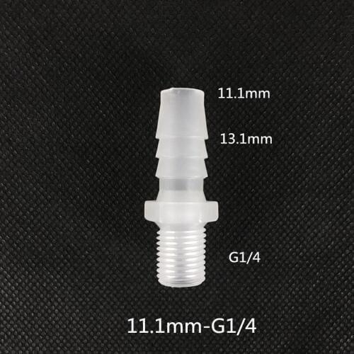11.1MM*G1/4 Barbed STRAIGHT HOSE REDUCER CONNECTOR JOINERS