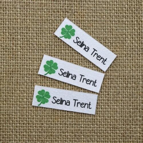 120 pieces Ironing Labels, Logo or Text, Personalized Brand , Clothing Labels, Custom Design, Fabric tags(YT012)