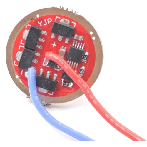 20mm AMC7135 stepless dimming led driver for flashlight torch light parts XHP50 XM-L2 U3 U2 XPL V2 V3 V5 SST20 SST40 led
