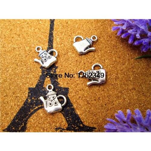 20pcs--teapot Charms Antique Tibetan Silver Tone teapot charm pendant 17x13mm