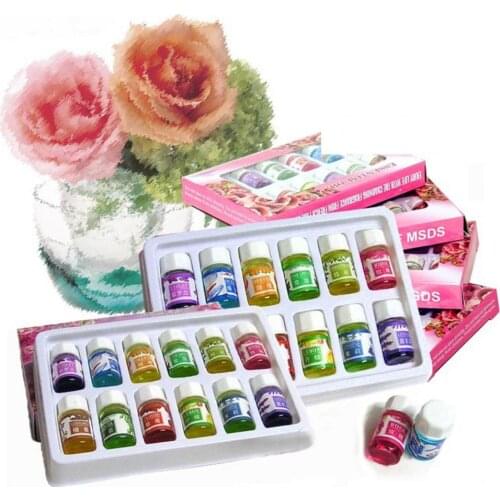 6Pcs/12Pcs 3ml Water Soluble Fragrance Oil Persistent Plant Extract Body Aromatherapy Lamp Relieve Stress Supplies for Diffuser