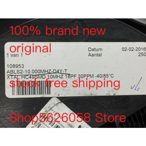ABLS2-10.000MHZ-D4Y-T ABLS2-10.000MHZ SMD 100% new original freeshipping 50PCS/LOT STOCK