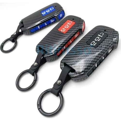 Car ABS Key Protect Case Cover Shell Holder For KIA Seltos Sportage R Stinger Sorento Cerato K5 2020 2021 Remote KeyChain