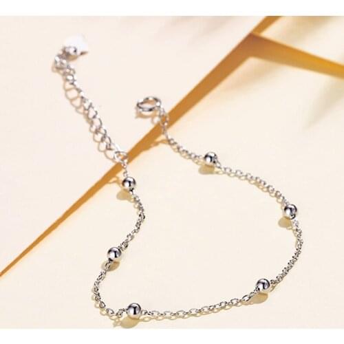 Beadsnice 925 Sterling Silver Anklet Bracelets for Women ID 40316
