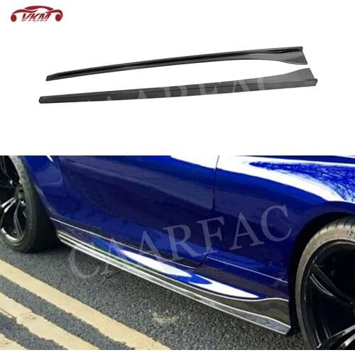 Carbon Fiber Side Skirts For BMW 6 Series F06 F12 F13 640i 650i M6 M Sport 2013-2019 Door Bumper Lip Aprons