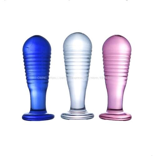 CW0182 Male Anal Butt Plug Glass