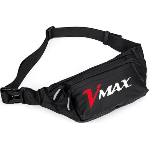 For Yamaha V-MAX VMAX 1200 LOGO Men Waist Pack Belt Hip Bum Slant back bag Chest Bag Male Motorcycle Riding Antitheft Purse